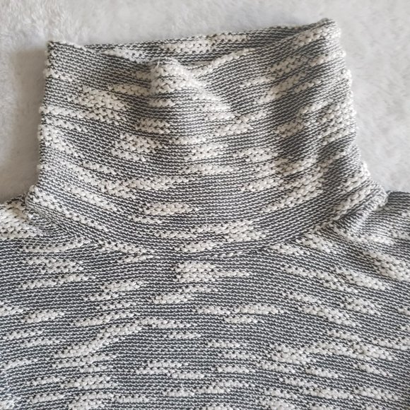 CONVERSE One Star Cowl Neck Pullover Sweater Side Zip SZ XS - Picture 5 of 14